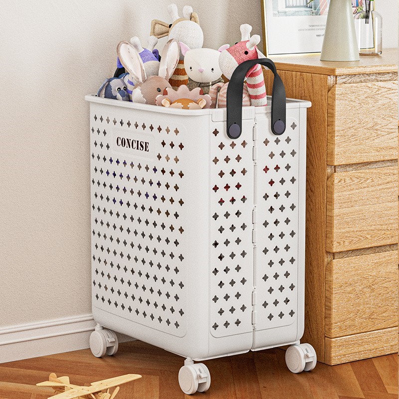 Folding Portable Basket With Wheels best